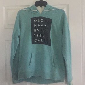 Old Navy Light Blue Hoodie